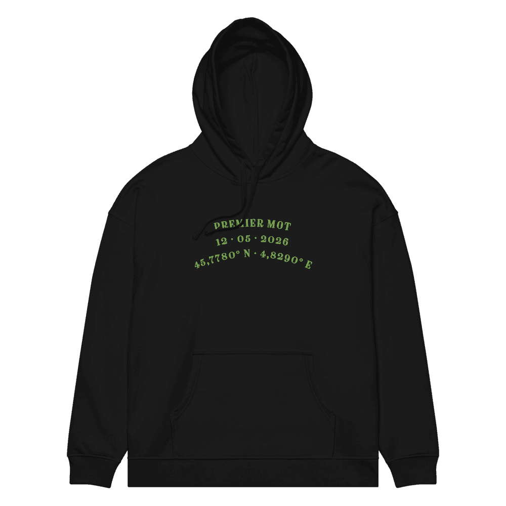 Hoodie parent « Coordonnées maternité » — miniature 2